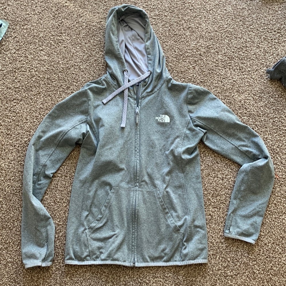 Gray The North Face jacket